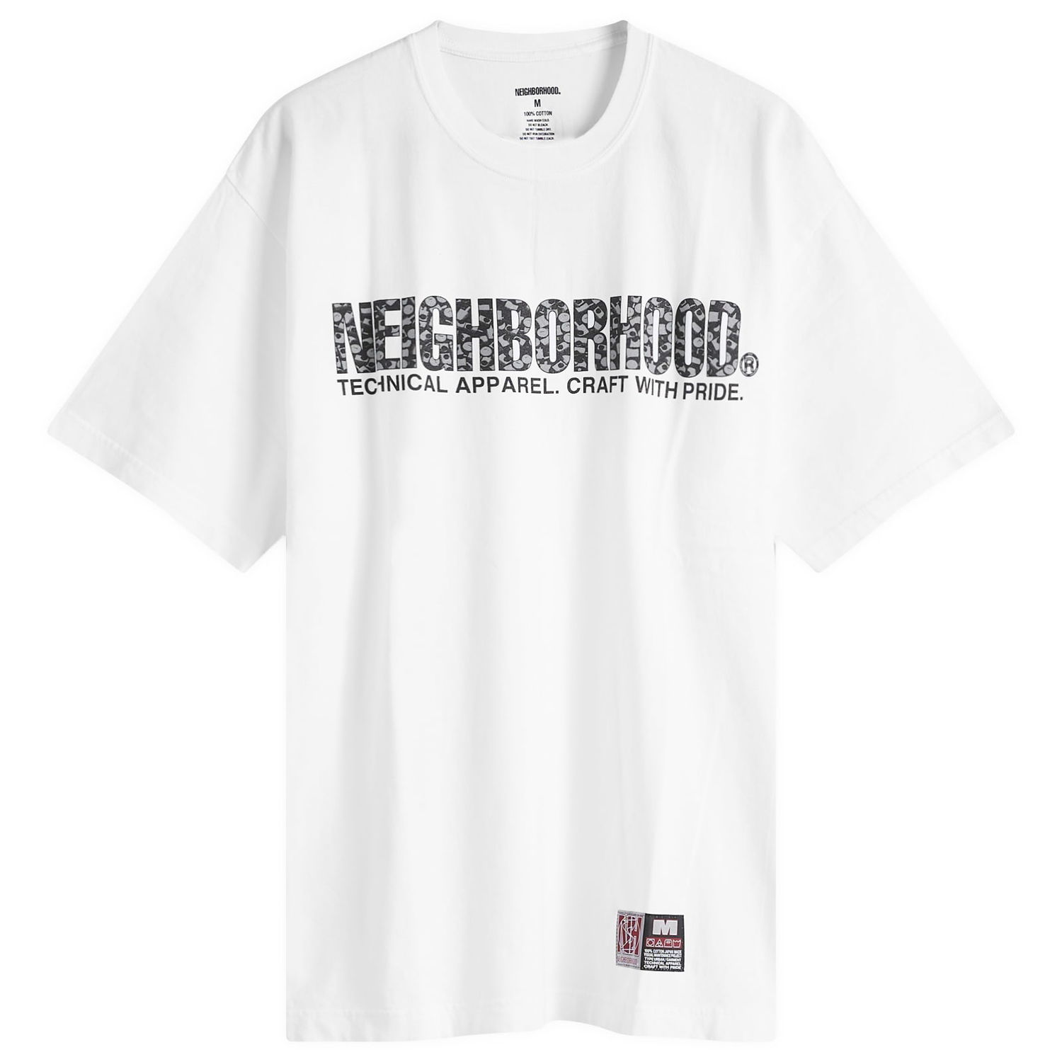 Tričko Neighborhood Subware SS-2 Graphic T-Shirt Biela | 242PC49N-ST02-WHT, 0