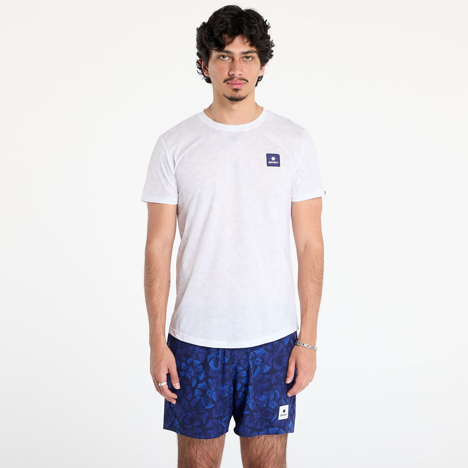 Tričko Saysky SAYSKY Flower Combat T-Shirt Biela | NMRSS31C1030, 0