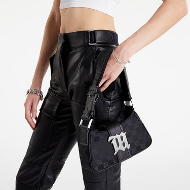 Nohavice MISBHV Vegan Leather Moto Trousers Čierna | 122W326, 4
