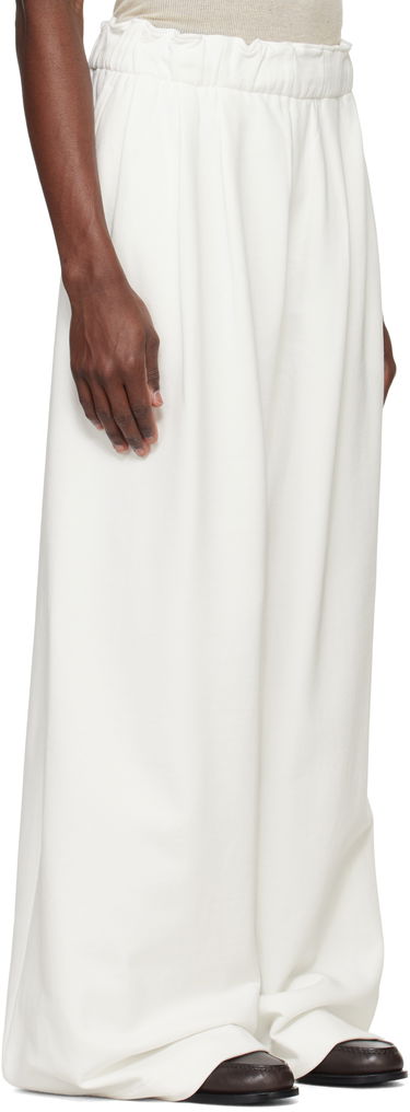 Tepláky Dries Van Noten Dries Van Noten Pleated Sweatpants Biela | 251-021159-1610, 1
