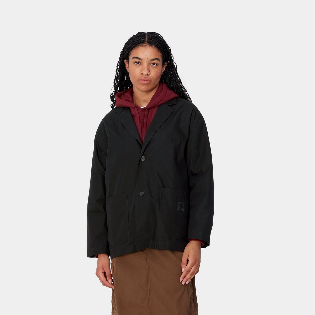Bunda Carhartt WIP Black Chore Blazer Čierna | I033610_8, 1