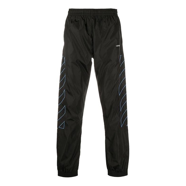 Tepláky Off-White Stripe Training Pants Čierna | OMCA086F20FAB0011040