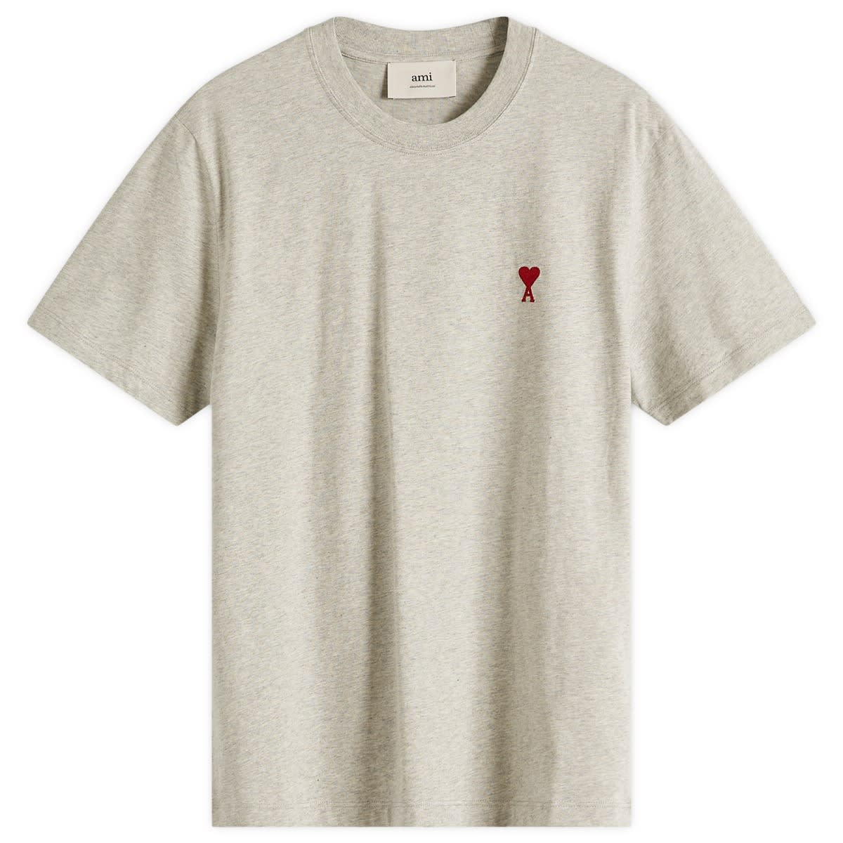Tričko AMI AMI Paris Small A Heart Logo T-Shirt, Size Large Šedá | BFUTS035-724-0951, 0