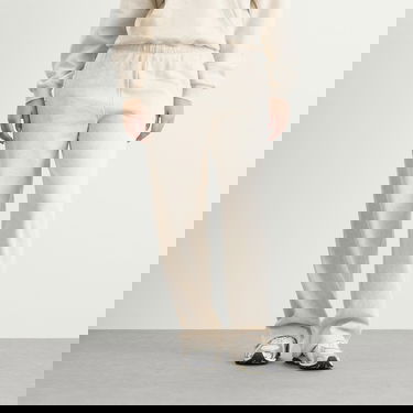 Tepláky SKIMS Cotton Fleece Classic Straight Leg Pant Béžová | ST-PNT-8385W-OAH, 2