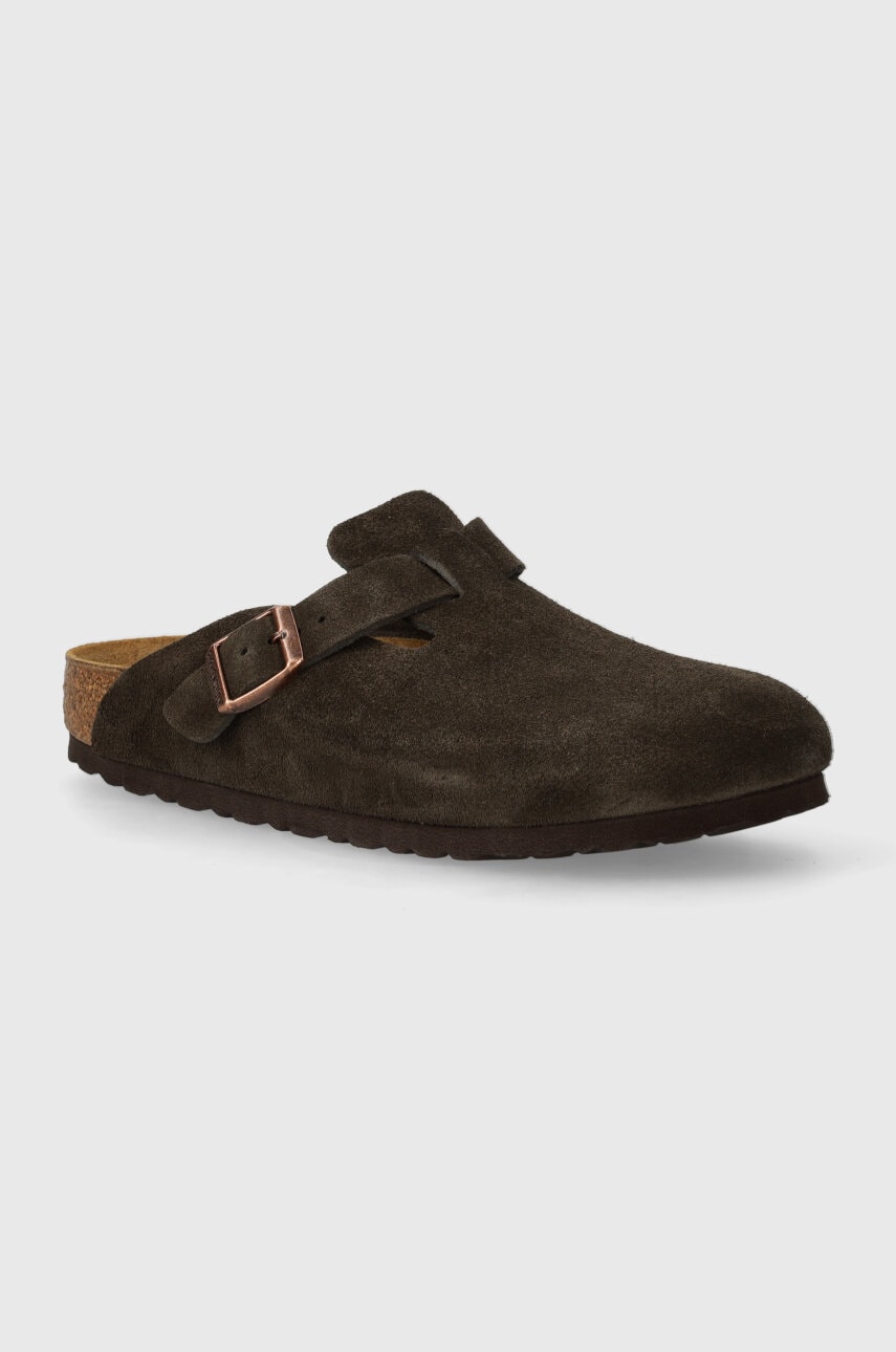 Tenisky a topánky Birkenstock Birkenstock Boston Suede Clogs Hnedá | 1027460, 0