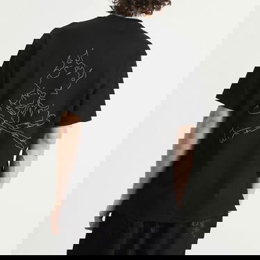 Tričko Mastermind WORLD MASTERMIND WORLD Embroidered Logo Short Sleeve T-Shirt Čierna | MW25S15-TS069-011, 3