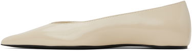 Oblečenie TOTEME TOTEME Asymmetric Ballerina Flats Béžová | 241-WAS990-LE0046, 2
