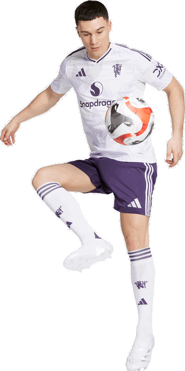 Šortky adidas Performance Manchester United 25/26 Away Shorts Fialová | KA5443, 4