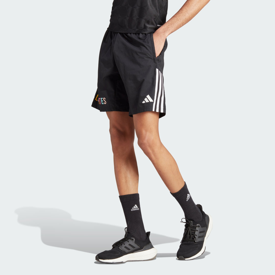Šortky adidas Originals Pride Tiro Downtime Shorts Čierna | HY5900, 0