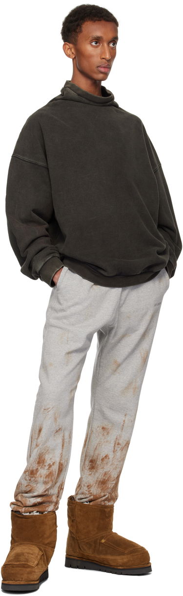 Sveter We11done Standard Logo Turtleneck Sweatshirt Zelené | WD-TS3-24-731-U-BK, 3