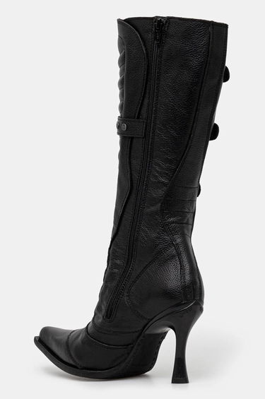 Tenisky a topánky VETEMENTS Biker Boots With Buckles Čierna | WA66BO110B, 2