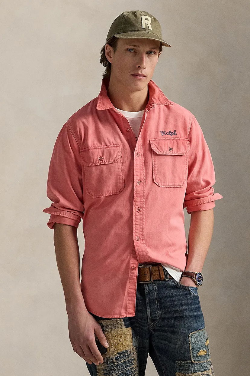 Košeľa Polo by Ralph Lauren Polo Ralph Lauren Sport Shirt, Regular Fit Ružová | 710965069