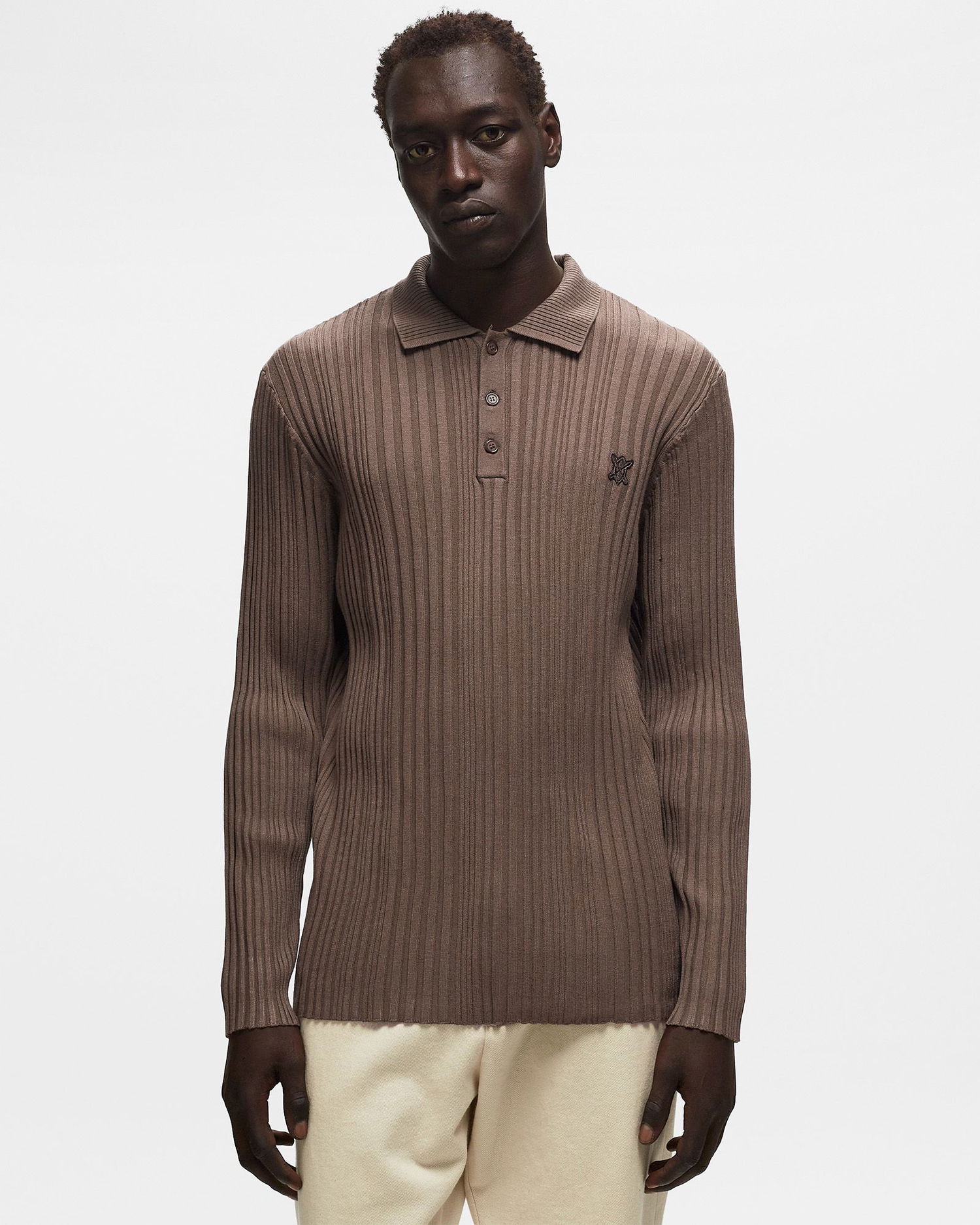 Polo tričko DAILY PAPER Rashiem Polo Tee Hnedá | 2321054, 1