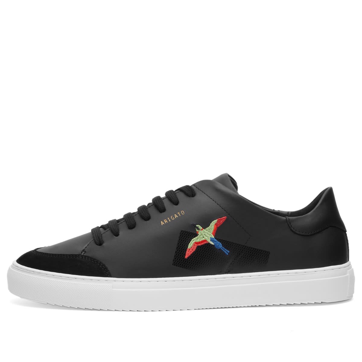 Tenisky a topánky AXEL ARIGATO Men's Clean 90 Bee Bird Patch Sneaker in Black/White, Size 39 | END. Clothing Čierna | F2505002, 0
