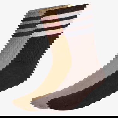 Ponožky adidas Performance Ribbed Crew Socks - 2 Pairs Hnedá | JX5201, 1