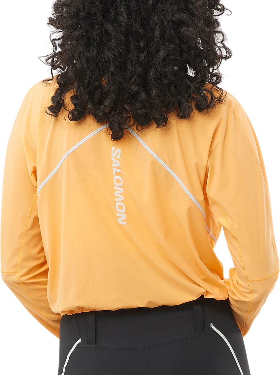 Sveter Salomon Salomon Sense Aero Hybrid Cropped HZ HD Women's Running Pullover Žltá | lc2471-0, 1