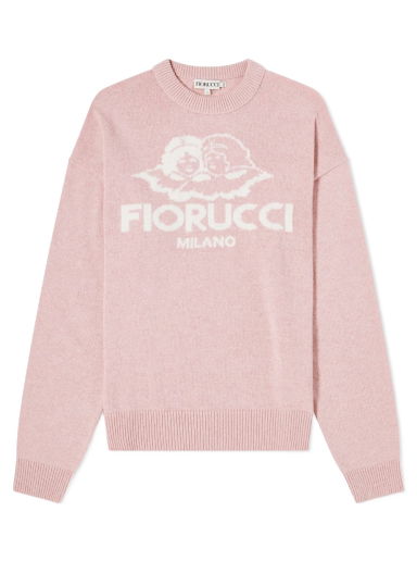 Mikina Fiorucci Icon Angels Crew Sweat Ružová | W14KICA2CPK