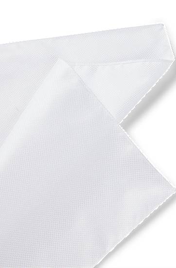 Šál BOSS Jacquard Pocket Square Biela | 50540180, 1
