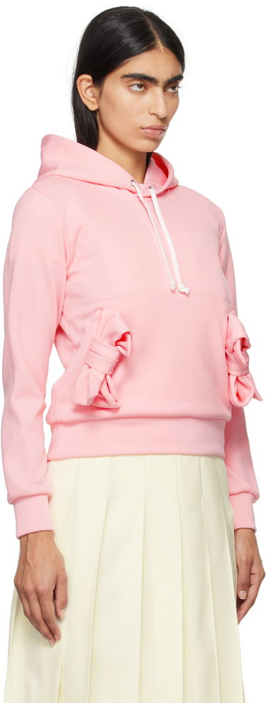 Mikina Comme des Garçons Girl Polyester Jersey Bow Hoodie Ružová | NN-T002-051, 1