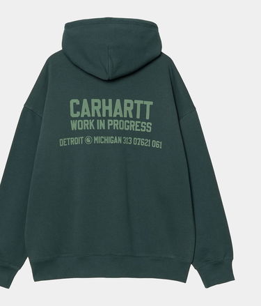 Mikina Carhartt WIP Carhartt WIP Hooded Distance Sweatshirt Zelené | I035639_9, 1