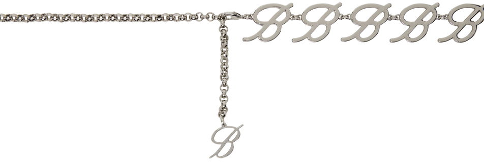 Náramok Blumarine Silver Logo Chain Belt Metalická | P422W263A, 1