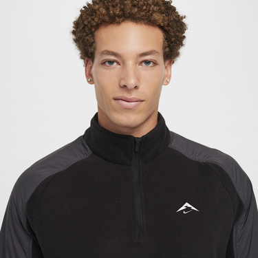 Mikina Nike Trail Running Fleece Pullover Čierna | FV9962-010, 4
