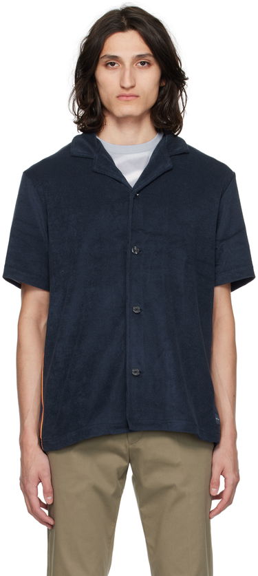 Košeľa Paul Smith Paul Smith Artist Stripe Resort Shirt Navy | M1A-594-MU477-48, 0
