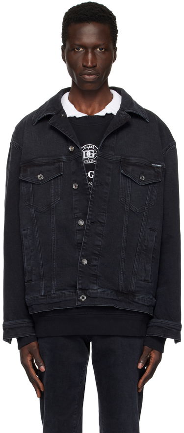 Bunda Dolce & Gabbana Faded Denim Jacket Čierna | G9NL5DG8GW6, 0