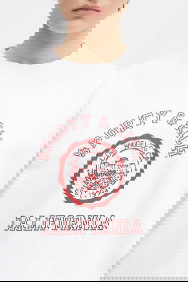 Mikina Sporty & Rich Sporty & Rich California Emblem Crewneck Sweatshirt Biela | ST071606508WH01, 3