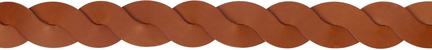 Opasok ISABEL MARANT Isabel Marant Braided Leather Belt Hnedá | CE321CFA-C2B07A, 1