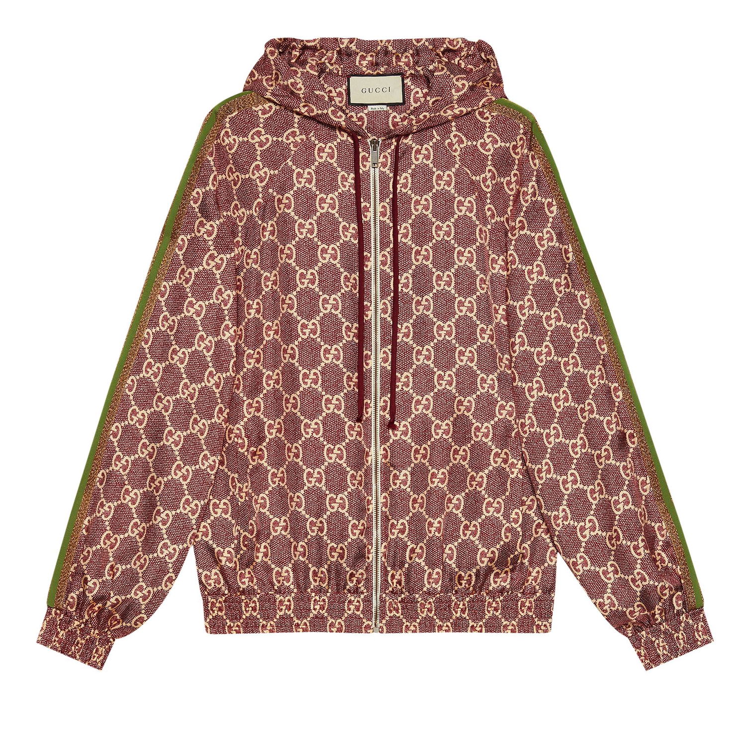 Bunda Gucci Logo Silk Jacket Ružová | 631880 XJCL5 5281, 1