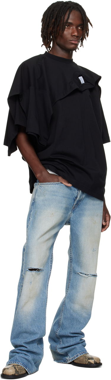 Tričko VETEMENTS VETEMENTS Double Layered T-Shirt Čierna | UH76TR400B, 3