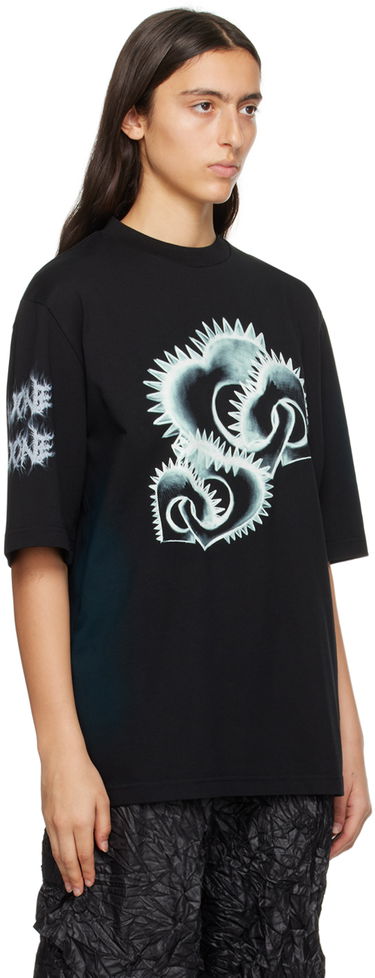 Tričko We11done We11done Graphic Print T-Shirt Čierna | WD-TT3-23-748-U-BK, 4