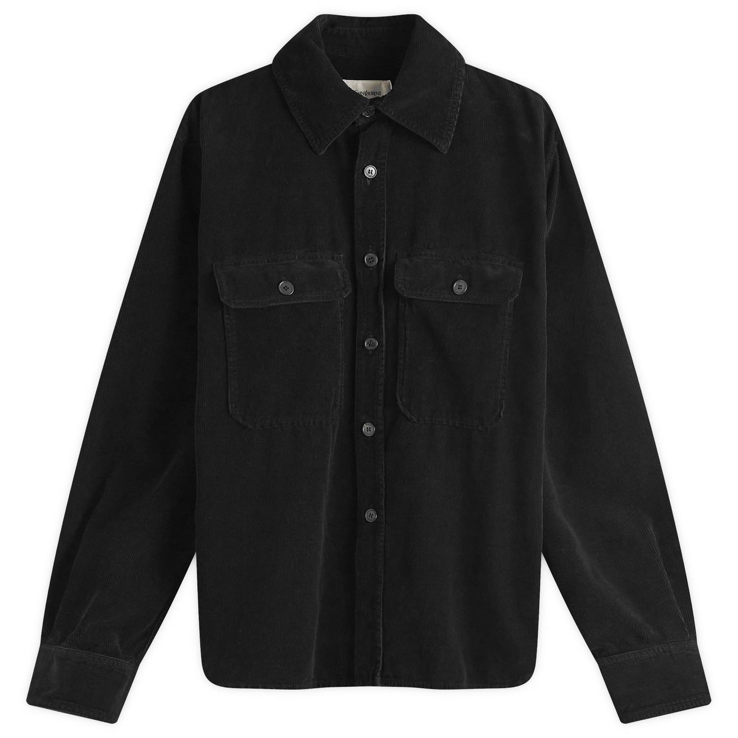 Košeľa Saint Laurent Corduroy Overshirt Čierna | 795555-Y34SA-1441, 0