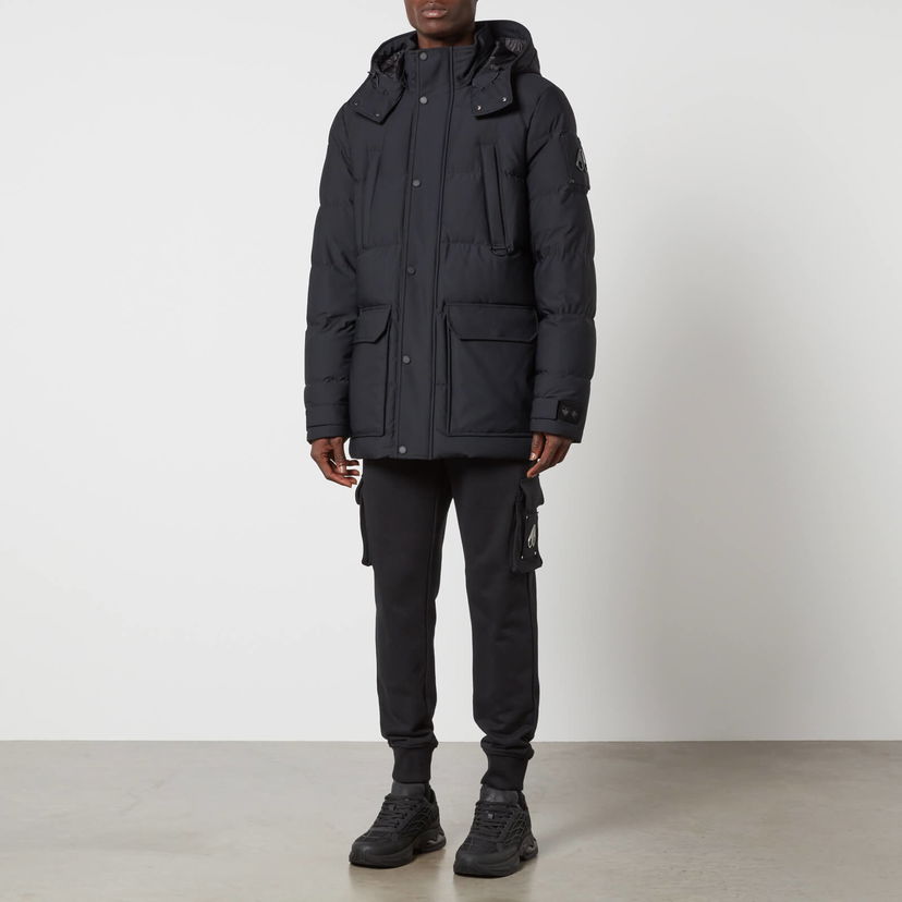 Parka Moose Knuckles Nylon Blend Down Coat Čierna | M32MJ152-292