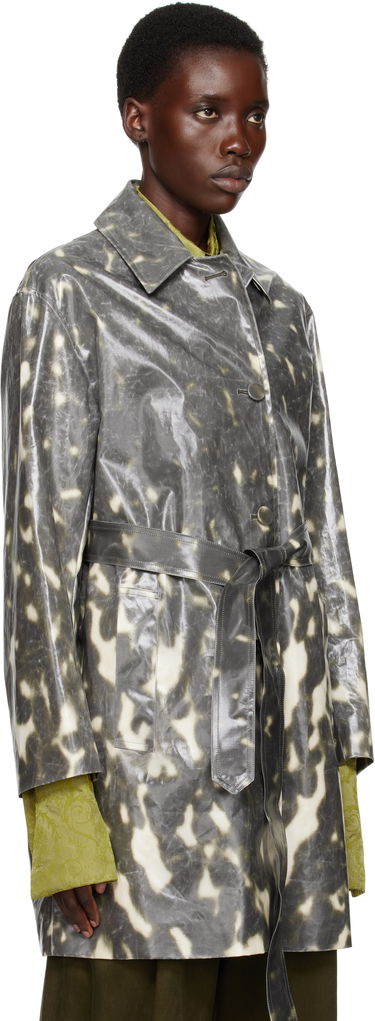 Pláštenka Dries Van Noten Dries Van Noten Water Repellent Mac Coat Šedá | 251-010209-1108, 1