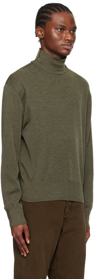 Sveter LEMAIRE LEMAIRE Dropped Shoulder Turtleneck Biela | TO1137 LK1011, 4