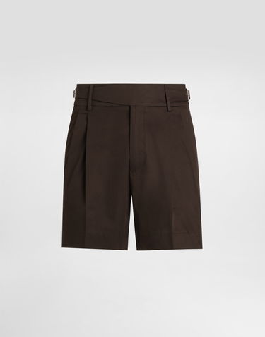 Šortky Dolce & Gabbana Dolce & Gabbana Cotton Gabardine Shorts with Belt Hnedá | GP10WTFUFNVM1348, 0