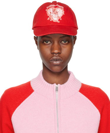 Šiltovka We11done Character Print Baseball Cap Červená | WD-AH0-24-402-U-RD, 0
