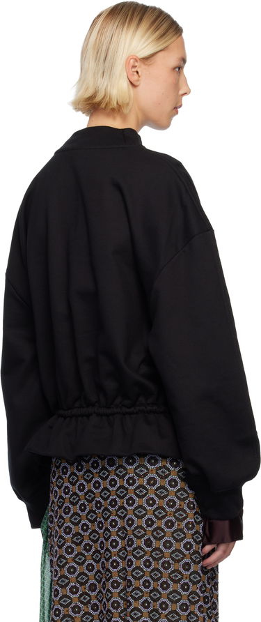 Mikina Dries Van Noten Dries Van Noten Ruffled Sweatshirt Čierna | 252-011137-2611, 2