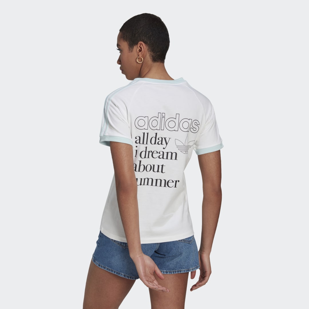 Tričko adidas Originals Graphic Biela | HL6607, 1