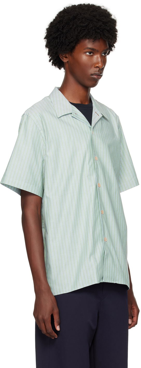 Košeľa Paul Smith PS by Paul Smith Striped Resort Shirt Zelené | M2R-695U-N22097-34, 1
