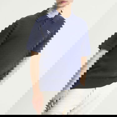 Polo tričko Palmes Palmes Cotton Knit Polo Navy | P40-0027-683, 2