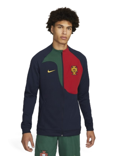Bunda Nike Portugal Academy Pro Knit Football Jacket Modrá | DH4746-451