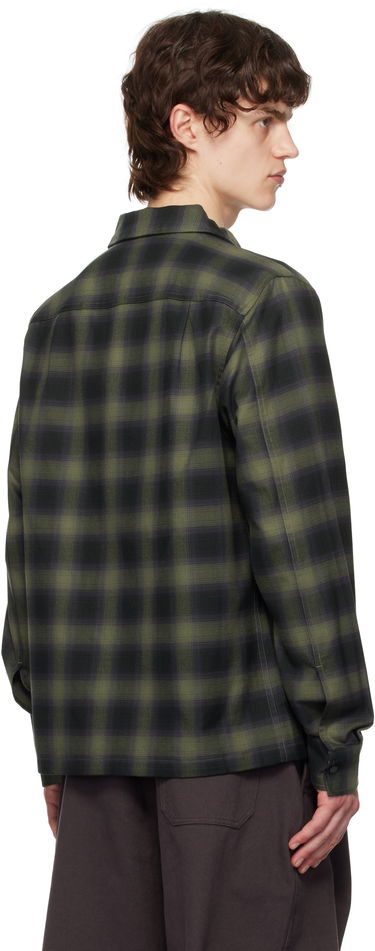 Košeľa Fred Perry Fred Perry Blurred Tartan Overshirt Zelené | M8718, 2