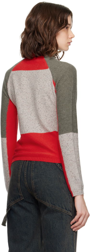 Sveter Eckhaus Latta Eckhaus Latta Racer Color-Block Turtleneck Rôznofarebný | 8259-EL-PF25-W -, 2