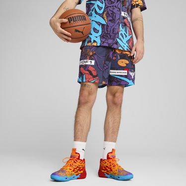 Šortky Puma Melo Phoenix Basketball Shorts Fialová | 630689_01, 2