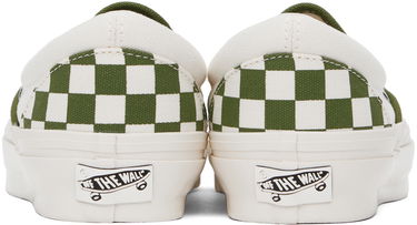 Tenisky a topánky Vans Vans Classic Slip-On Checkerboard Zelené | VN000CSECIB, 1