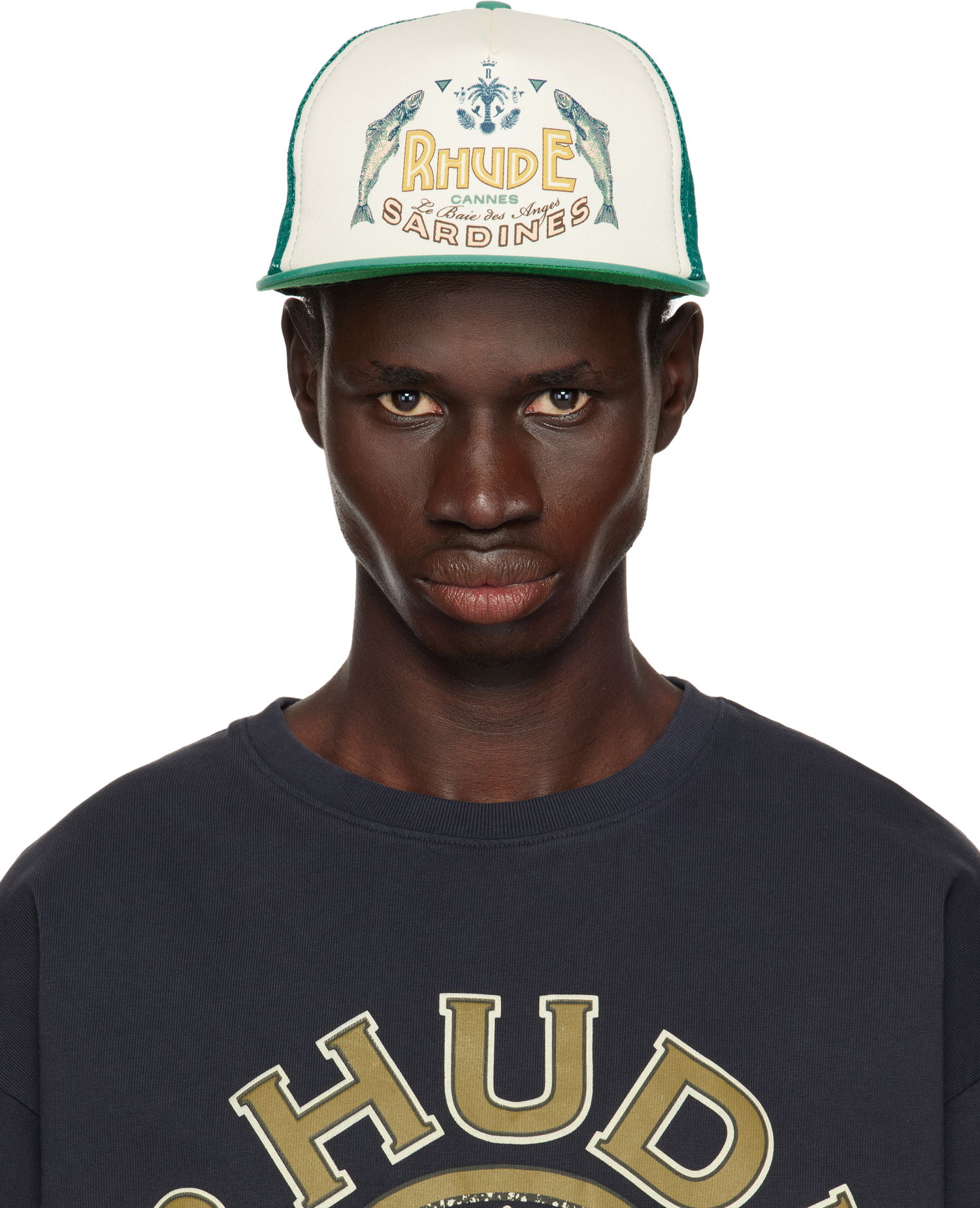 Šiltovka Rhude Rhude Sardines Trucker Hat Biela | RHPS25HA07005, 0