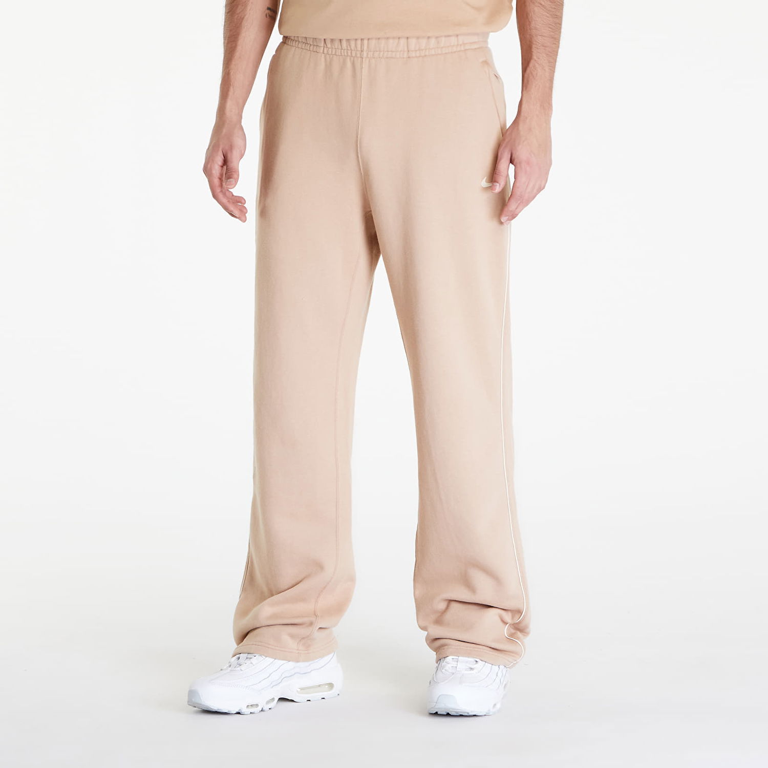 Tepláky Nike x NOCTA Men's Open-Hem Fleece Pants Béžová | FZ4675-200, 0